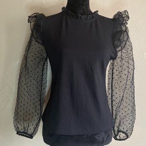 Marc New York Black Blouse Size S